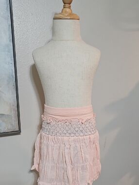 3 for $10 🍑 N.º1 Kids Peach Ruffled Smocked Skort Size 5 NWT